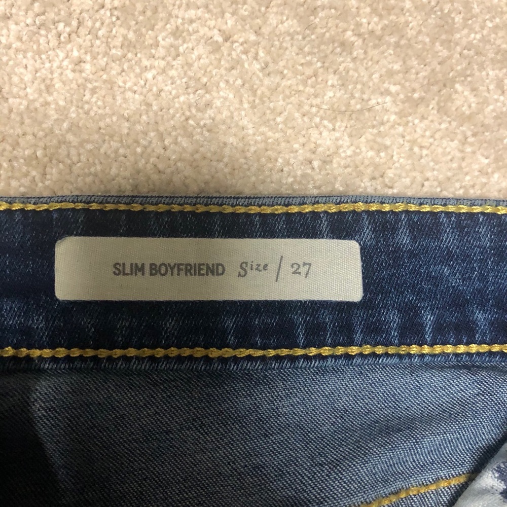 Pilcro dipped hem jeans from Anthropologie